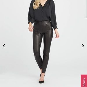 Spanx Leather-Like Ankle Skinny Pant